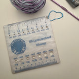 Needle/Hook 4" Stitch Gauge Tool - Shipwrecked Sheep