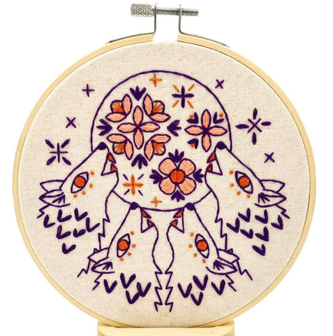 Folk Wolves - Embroidery Kit - Hook, Line & Tinker