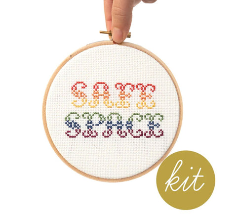Safe Space - Cross Stitch Kit - Junebug and Darlin